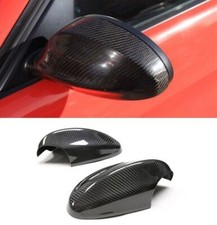 for BMW 3Series E90 E91 325i 335i 328i 05-08 Real Carbon Fiber Mirror Cover Caps picture