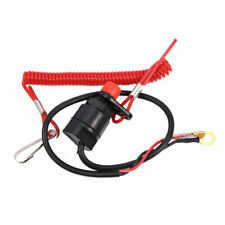 Universal Boat Outboard Engine Motor Kill Stop Switch With Safety Tether Lanyard picture