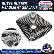 4M/13ft Butyl Tape Rubber Glue Headlight Sealant Retrofit Reseal Headlamps Door picture