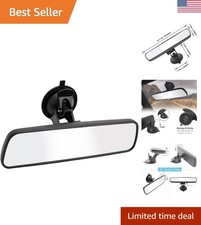 Universal Anti-Glare HD Rear View Mirror - 360° Adjustable for Safety Driving picture