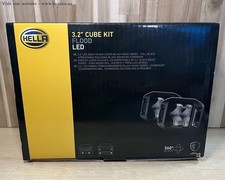 Hella Black Magic Led Cube Kit 3.2 FLOOD DITCH POD FOG OFF ROAD picture
