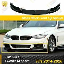 Fits BMW 2014-2020 F32 F33 F36 4 Series M Sport Glossy Black Front Lip Spoiler picture