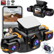 4 Cameras Car Dash Cam GPS WiFi WDR Infrared Night Vision driving Video Recorder picture