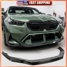 For BMW G90 G99 M5 Touring 24-26 REAL CARBON Front Bumper Lip Spoiler Splitters picture