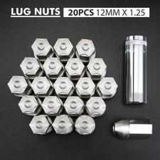 NICECNC 20PCS 12mmX1.25 Wheel Lug Nuts For Nissan 370Z 300ZX 350Z Altima Maxima picture