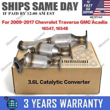 Set Catalytic Converter for 2009-2017 Chevrolet Traverse 07-17 GMC Acadia 3.6L picture