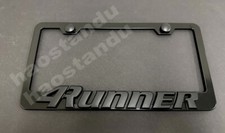 1x Black4Runner 3D Emblem BLACK Stainless License Plate Frame RUST FREE picture