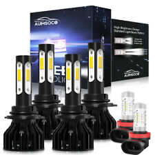 For Toyota Matrix 2009- 2012 2013 6000K LED Headlights + Fog Lights Bulbs Combo picture