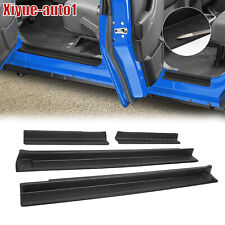 4pcs Door Sill Guards Door Entry Cover For Jeep Wrangler JK Unlimited JKU 07-18 picture