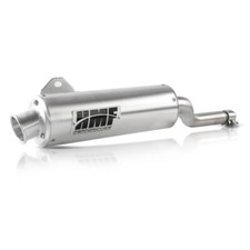 HMF Slip On Exhaust for Honda Recon 250 (97-24) Brushed w/Turn Down picture