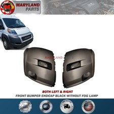 For 2019-2022 RAM Promaster Front Both Left & Right Bumper Endcap Black picture