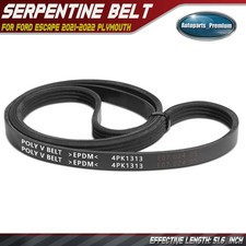 51.6 inch Serpentine Belt for Ford Escape 2021-2022 Plymouth Chrysler Neon GAS picture