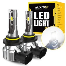 2Pcs AUXITO 9005 HB3 White LED Headlights Hi/Lo Bulbs Beam CANbus Error US Free picture