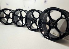 19” 20” McLaren 600LT Factory OEM Wheels Rims Gloss Black 600 LT 🔥🔥🔥🔥 picture