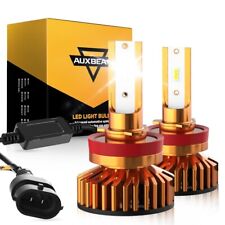 AUXBEAM 9005 H11 H7 9006 H1 LED Headlight Bulbs High Low Beam Bright White 6500K picture