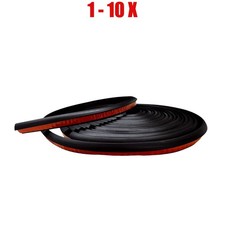1-10X Rubber Seal Trim Water Prevent Leakage Windshield Sunroof 10MMx5M T-shape picture