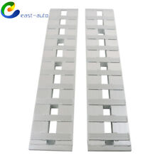 New 60'' x 12'' 6063 Aluminum Ramps 6500Lbs Car Trailer Truck Ramps Hook End picture