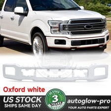Oxford White Front Bumper Face Bar Cover For 2018 2019 2020 Ford F-150 F150 XLT picture