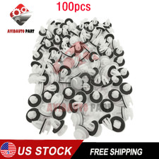 100X Door Panel Clips w Seal Ring For BMW E30 E34 E36 E38 E46 X5 M3 M5 Z3 picture