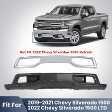 For 2019-2021 Chevy Silverado 1500 Front Bumper Lower Valance Chrome Skid Plate picture