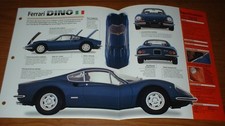 1971 Ferrari Dino 246 GT Original Imp Brochure Info Specs 246GT 71 67 68 69-74 picture
