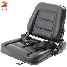 Black Universal Forklift Seat Fits For Clark Cat Hyster Yale Toyota Mitsubishi picture