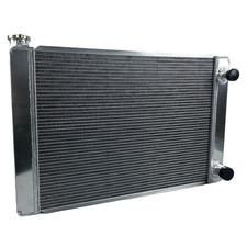 3 ROW ALUMINUM RACING UNIVERSAL DUAL PASS RADIATOR Overall Size: 29
