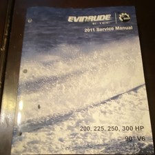 2011 Evinrude E-TEC 200 225 250 300 HP 90° V6 Service Shop Manual P/N 5008334 picture