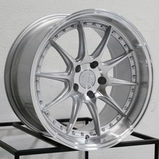 One 19x11 Aodhan DS07 DS7 5x114.3 22 Silver Machined Wheel Rim 73.1 picture