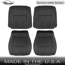 1995-1999 Fits Nissan Maxima GLE Leather Front Replacement Seat Covers Black picture