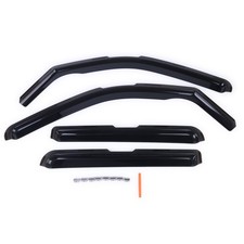 In Channel Sun Rain Guards Vent Visors for 2022-2026 Nissan Frontier Crew Cab picture