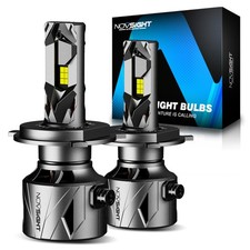 NOVSIGHT 240W 60000LM H4 9003 LED Headlight Bulbs Kit 6500K Canbus Error Free 2x picture