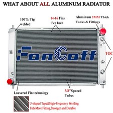 CU2139 4 Row Radiator for 1997-2004 Ford Mustang GT SVT Cobra 4.6L/5.4L V8 picture