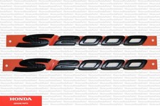 Genuine Honda S2000 CR OEM Matte Black Emblem Kit (Includes Both Sides) picture