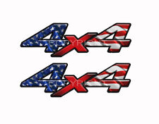 4x4 Truck Side Decals American Flag Red White and Blue Truck Graphics KM084NOR picture