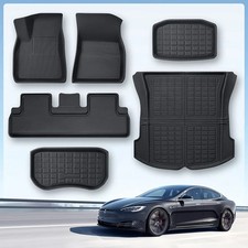 Tesla Model Y Floor Mats (6 Piece Set) 2024 2023 2022 2021 picture