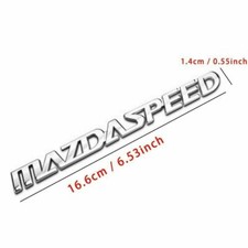 1X BRAND NEW JDM MazdaSpeed TRUNK BADGE Emblem sticker Mazda6 626 Miata Capella  picture