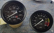 LANCIA STRATOS SPEEDOMETER AND TACHOMETER FULLY RESTORED E11 picture