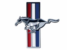 Mustang Tri Bar Logo Wall Decal Emblem Sticker Garage Decor Man Cave Home Decor picture