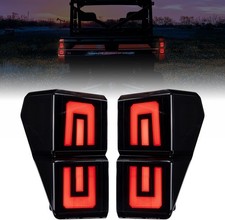 KEMIMOTO 2 PCS Upgraded Tail Lights Compatible with Polaris Ranger 1000 Red  picture