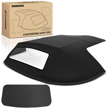 A-Premium Convertible Soft Top with Plastic Window Black for Chevrolet Corvette picture