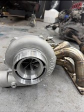 Oil Less Turbo CTR3081S-5858 .63 A/R T3 Flange 3inch Vbanded DischargeFlange picture