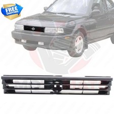 New Front Grille Assembly Black Plastic For 1991-1992 Nissan Sentra NI1200117 picture