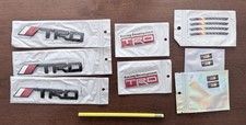 TOYOTA TRD BADGE EMBLEM DECAL LOT OF 16 VERY NICE picture