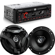 JBL CELEBRITY 100 Bluetooth FM Car Stereo | JVC CSDF620 6.5