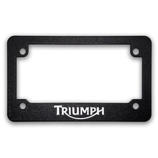 For Triumph Motorcycles Textured License Plate Frame (ALL MODELS & YEARS) picture