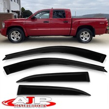 Out-Channel Window Visor Shade Vent For 2005-2011 Dodge Dakota 4 Door Crew Cab picture
