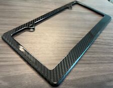Roane Concepts Real/Genuine 100% 3K Woven Carbon Fiber License Plate Frame picture