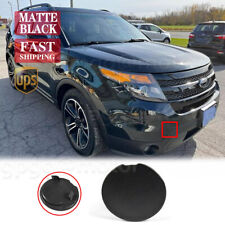 Fit For Ford Explorer 2011-2015 Primed Front Bumper Tow Hook Eye Cover Caps picture