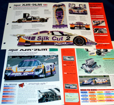 2 1988 Jaguar XJR-9LM Group C LeMans Original Poster Brochure Specs Info Vintage picture